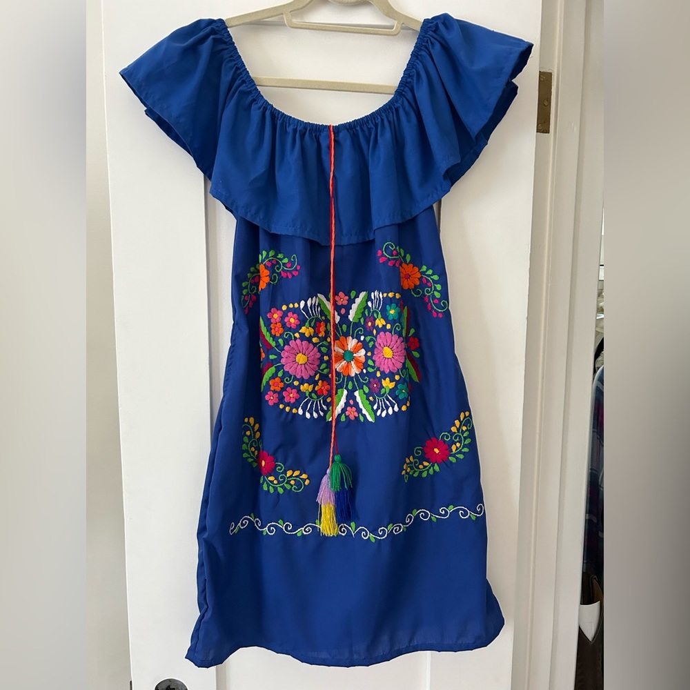 Erica Maree Mexican Embroidered Summer Dress